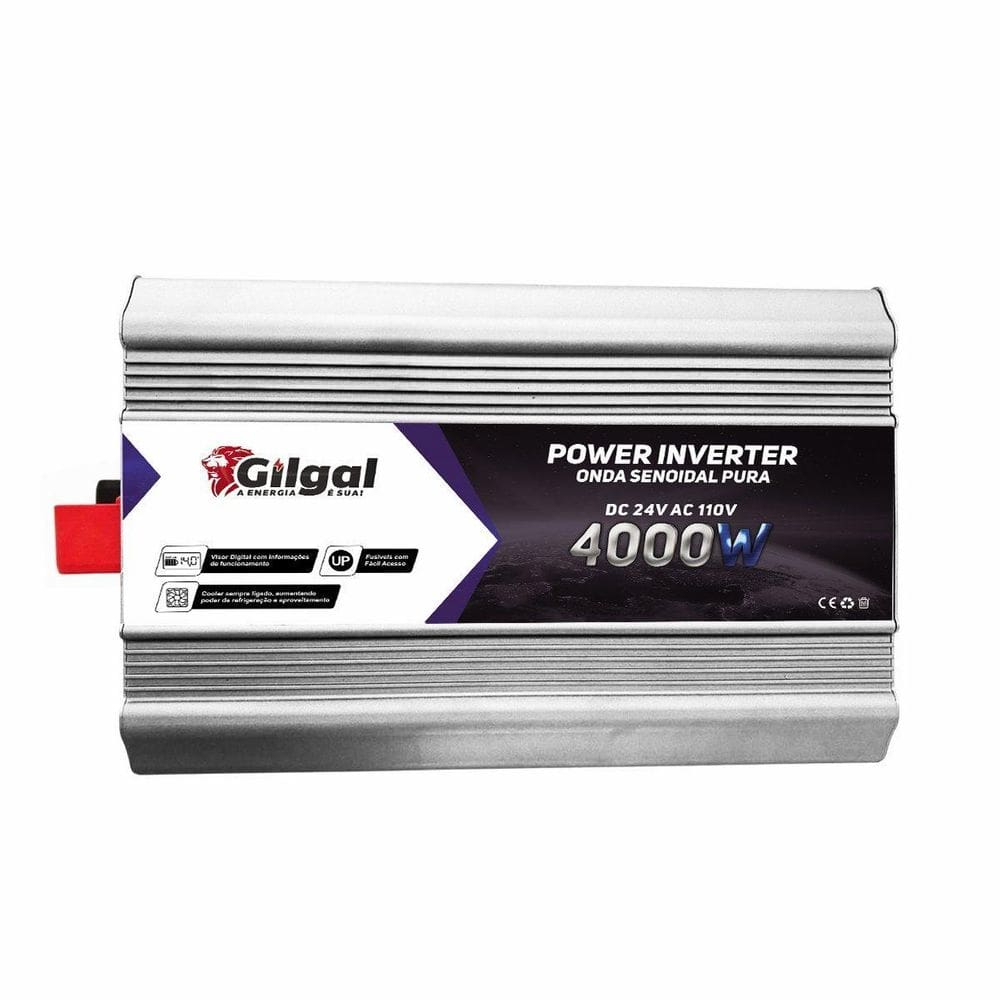 Inversor 4000W 24V 110V Onda Senoidal Off Grid, Caminhão,