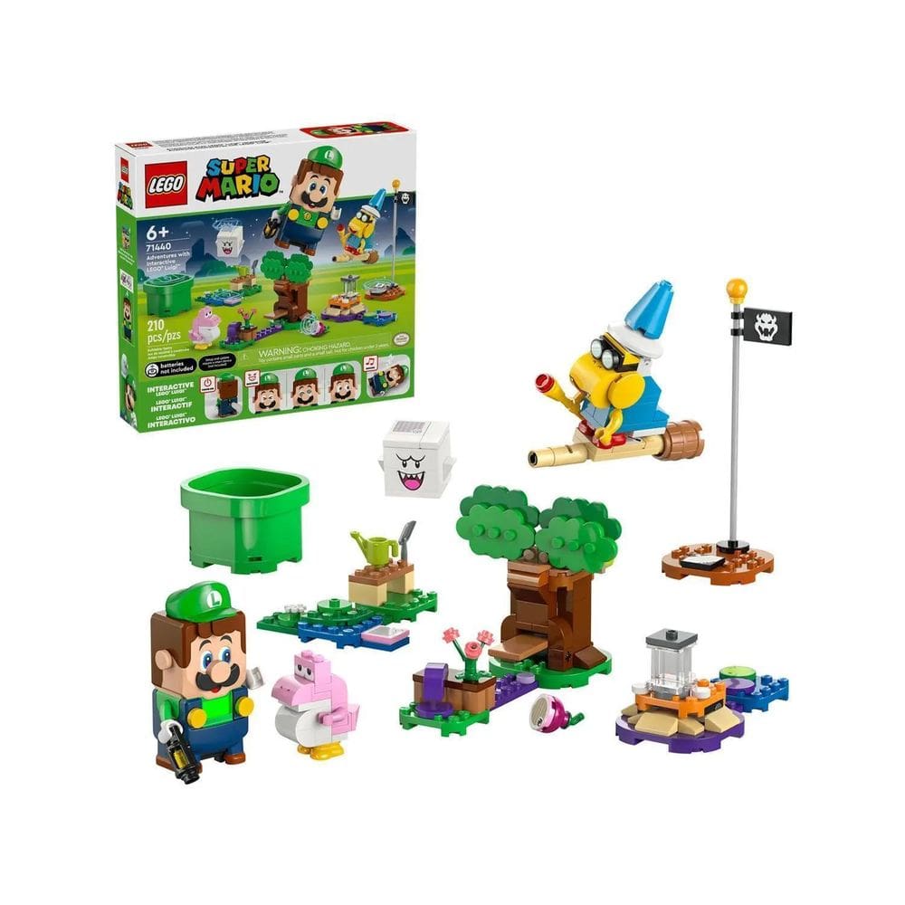 Lego Super Mario Aventuras Interativas Luigi 71440 - 210 Pcs