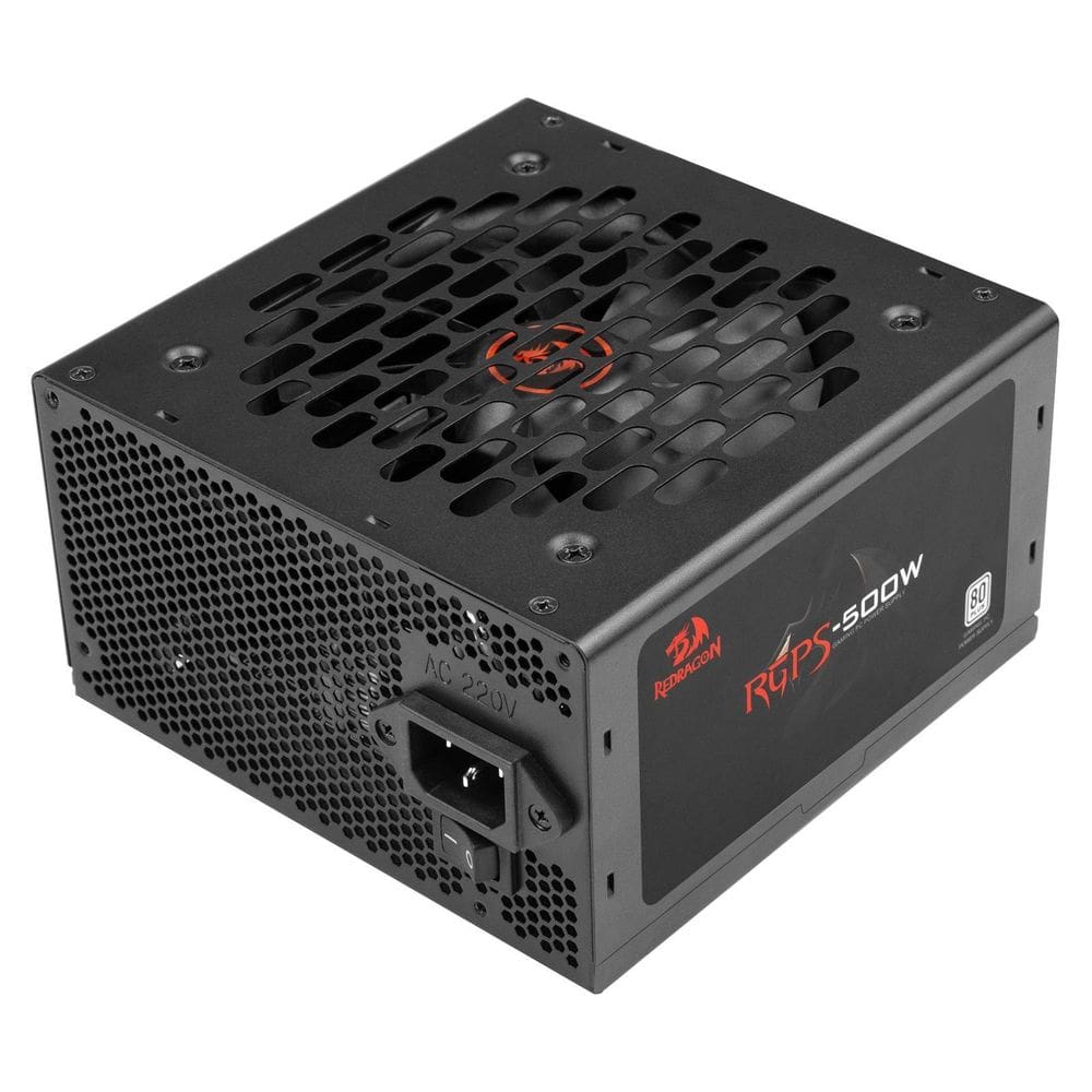 Fonte Redragon Rgps 500W 80 Plus White Atx Pfc Ativo F Range