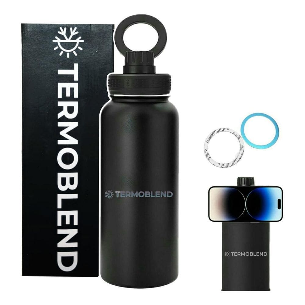 Garrafa Térmica Suporte Magnético Magsafe 1Lto Anel Incluso