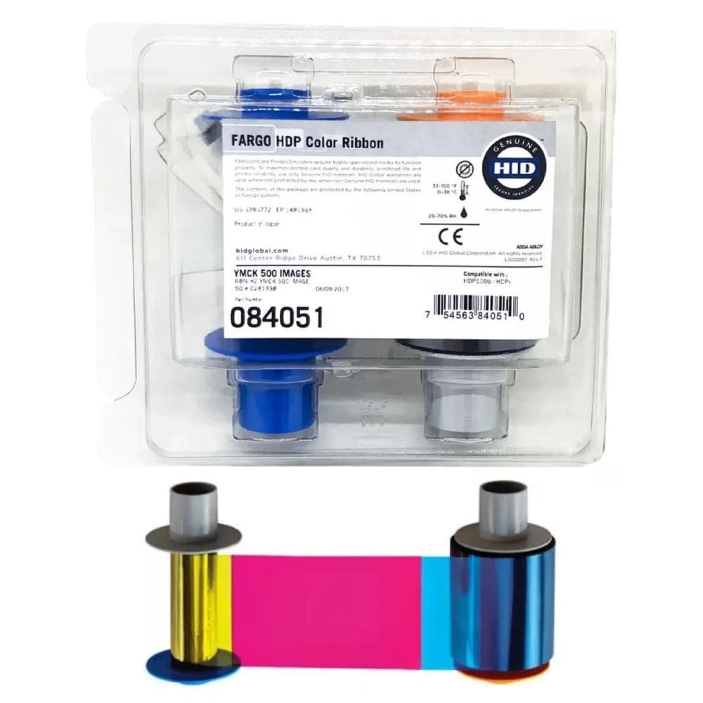 Ribbon Hid Color Para Impressora Hid Hdp5000 - Código 84051