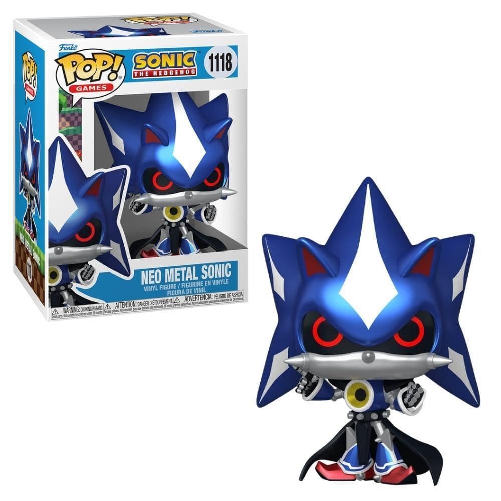 Boneco Funko Pop Sonic The Hedgehog - Neo Metal Sonic