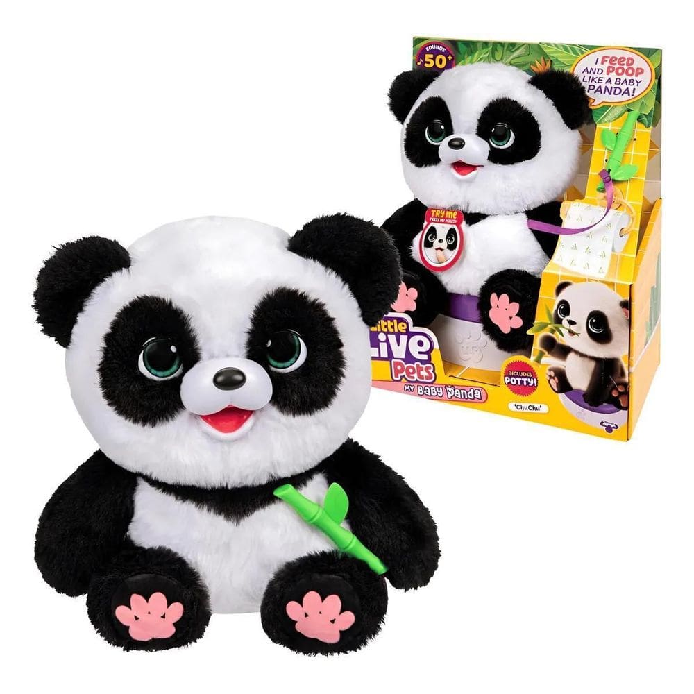 Little Live Pets Meu Bebê Panda Chuchu Fun F0219-3 Branco