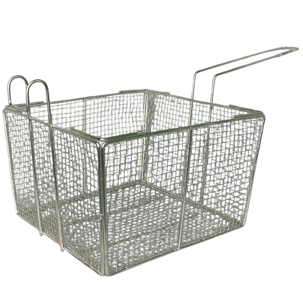 Cesto Para Fritura Aço Quadrada 23X23Cm Fritadeira