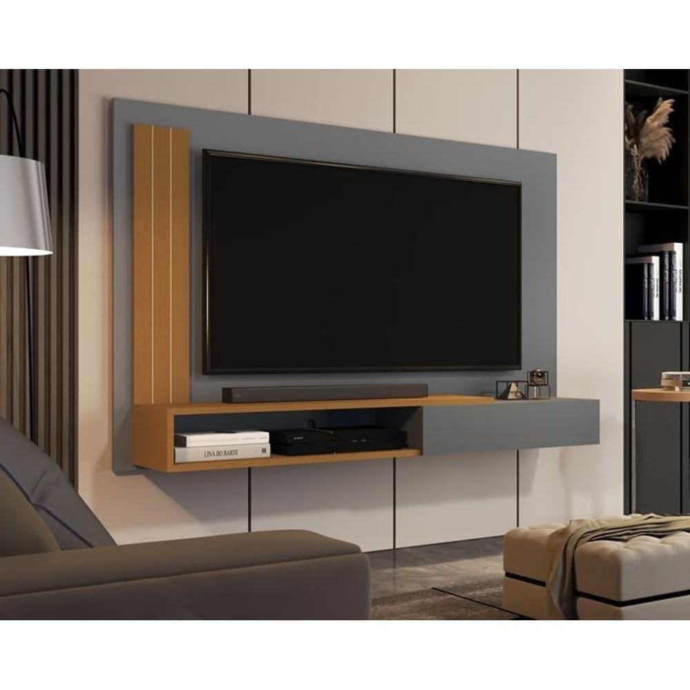 Painel Sala Quarto Luxo Tv Até 50 Polegadas Mateus Plus