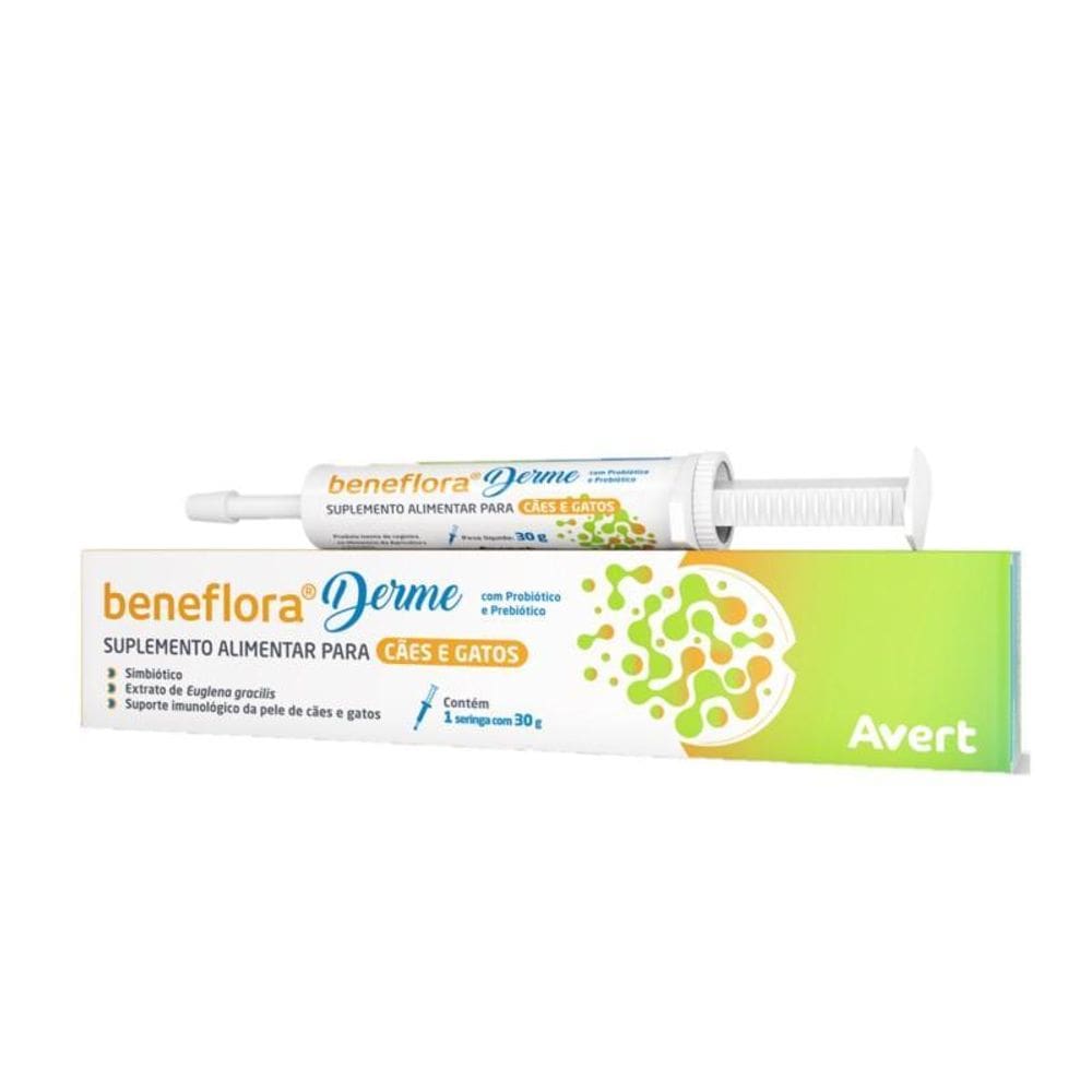 Beneflora Derme Para Cães E Gatos 30G - Avert