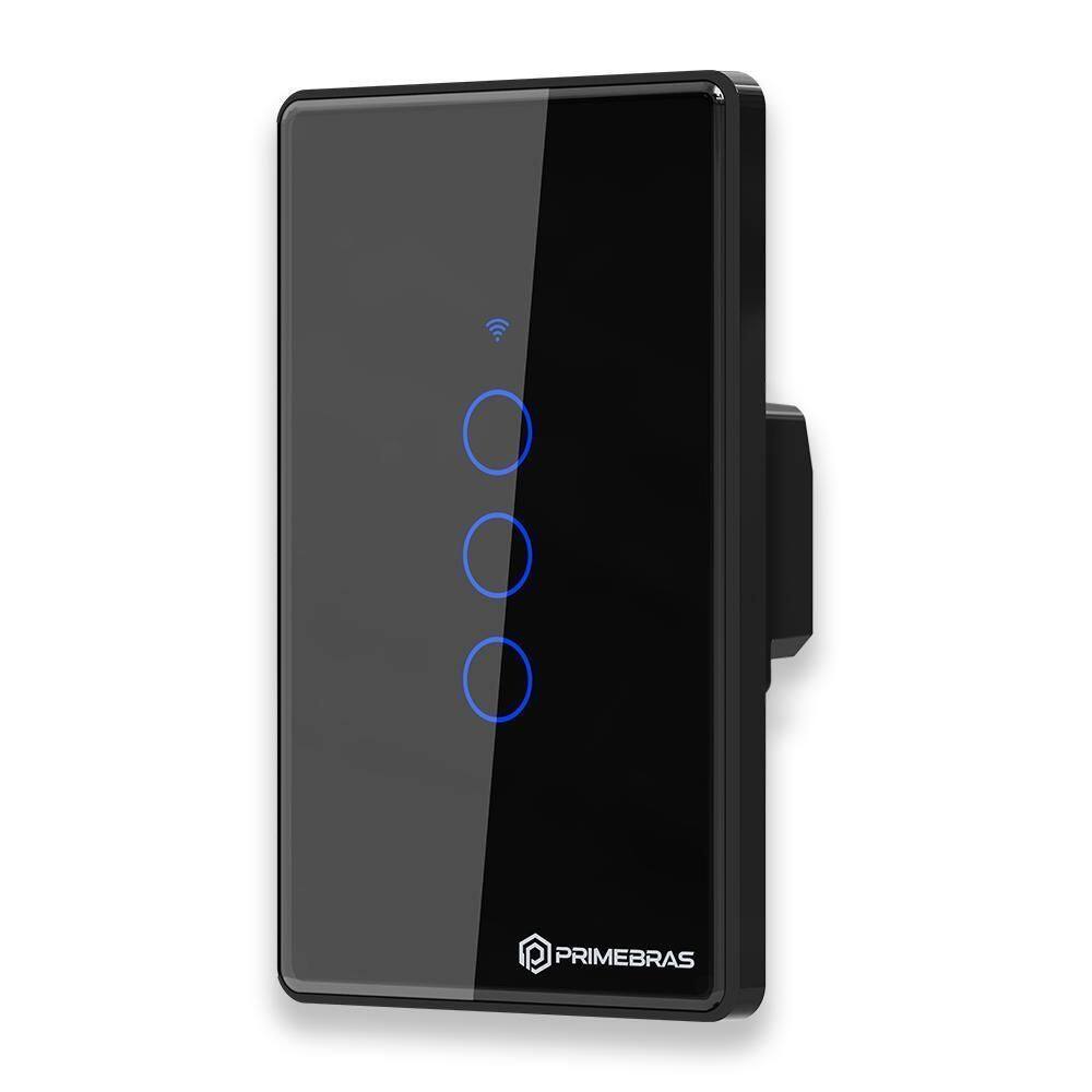 Interruptor Inteligente 3 Botões Primebras Branco 110V 220V