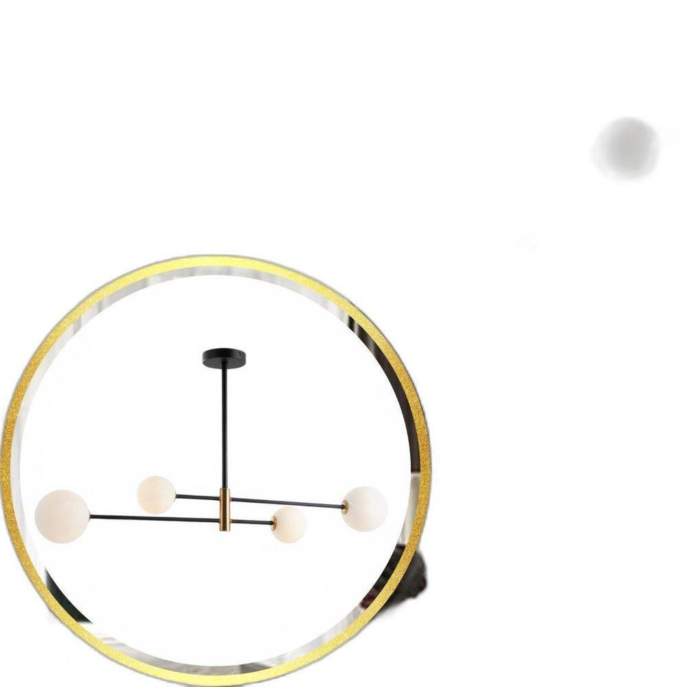 Luminária Lustre 4 Globos 64X48Cm Jabuticaba Sputnik 360