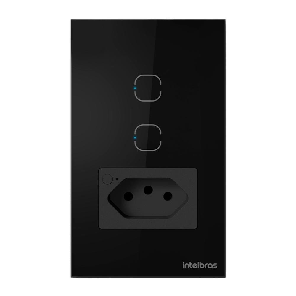 Tomada Com Interruptor Inteligente Intelbras Ets 2002 Smart