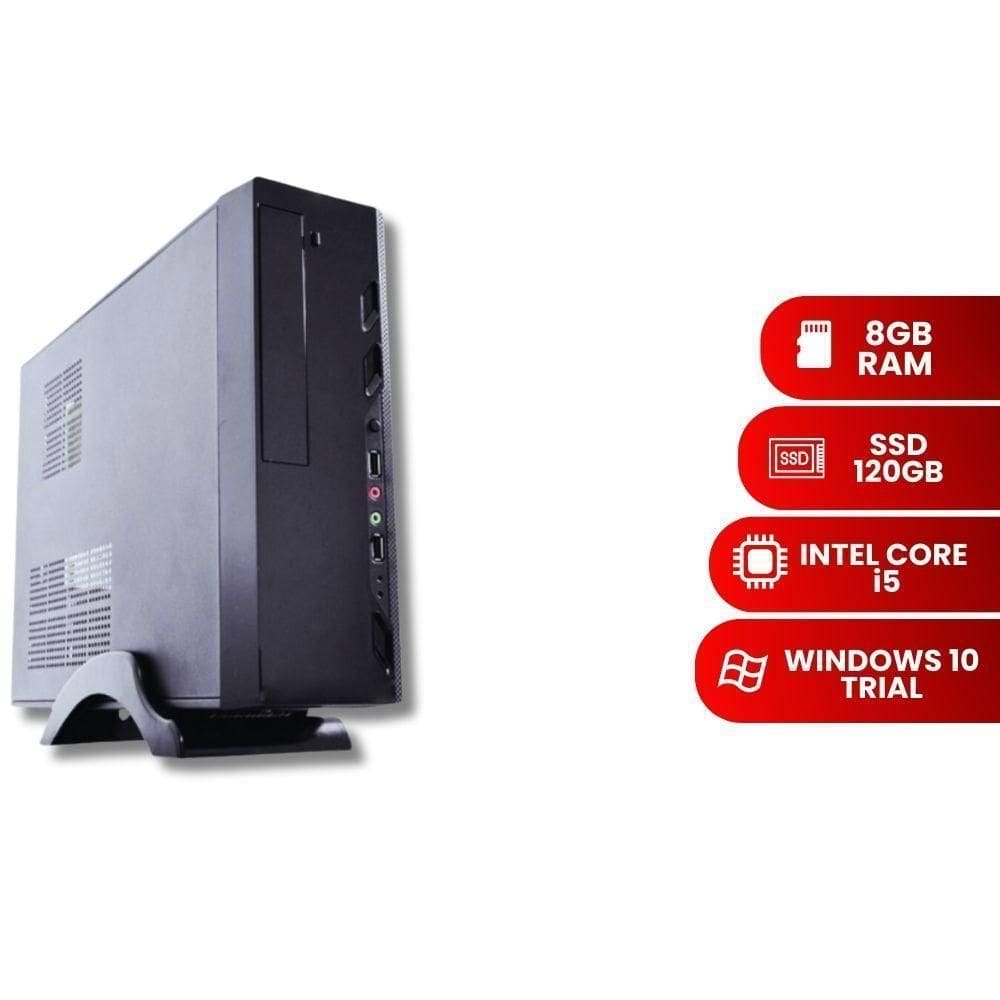 Potencia E Velocidade Cpu Intel Core I5 8Gb Ram + Ssd 120Gb