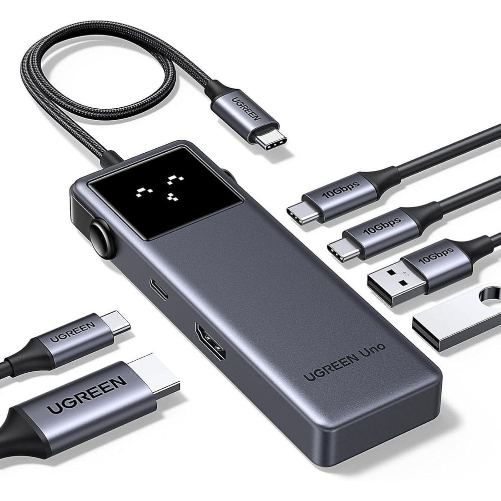Adaptador Hub Usb 3.2 10Gbps Hdmi 4K 60Hz 100W Pd Type C
