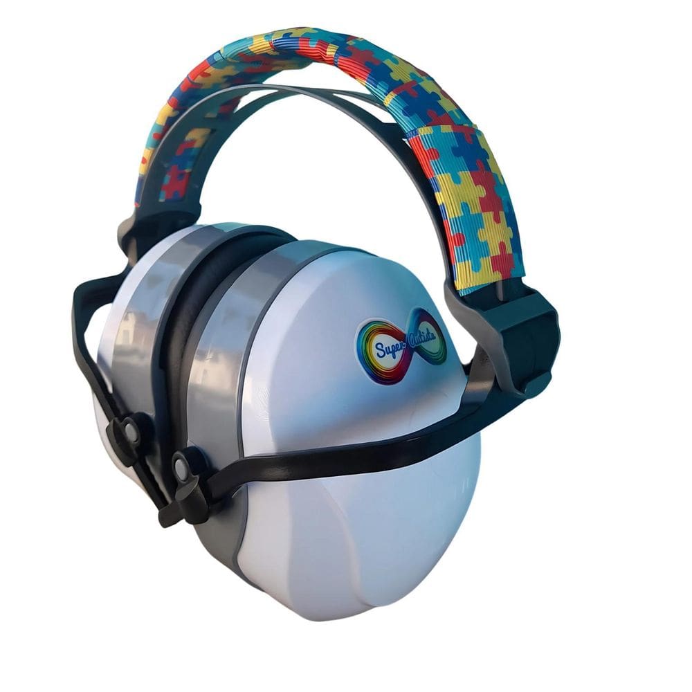 Abafador De Ruido 26 Db Branco Para Autistas