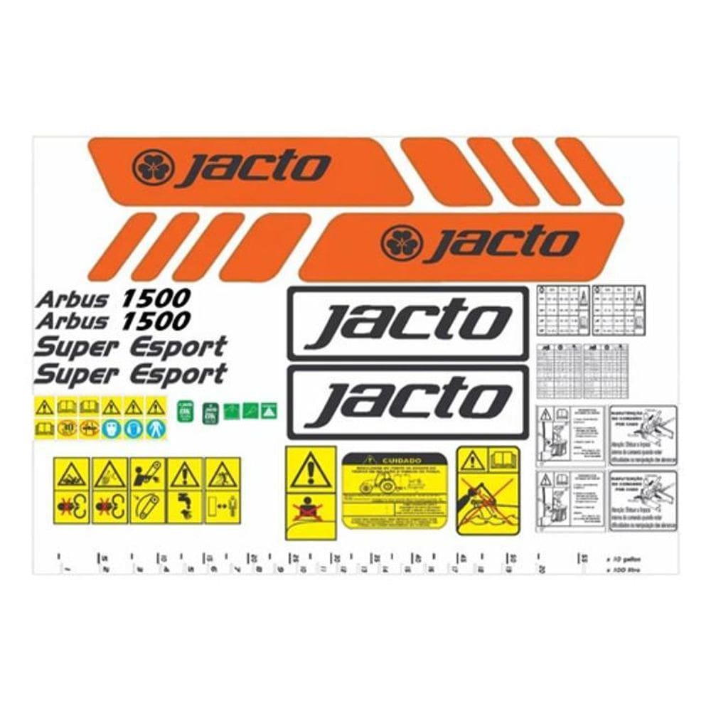 Kit Adesivos - Jacto Arbus 1500 Super Esport