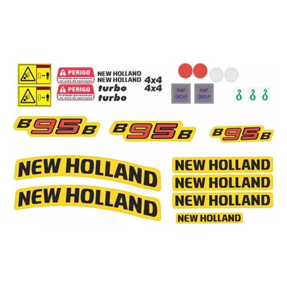 Kit Adesivos - New Holland - B95B 4X4 Turbo