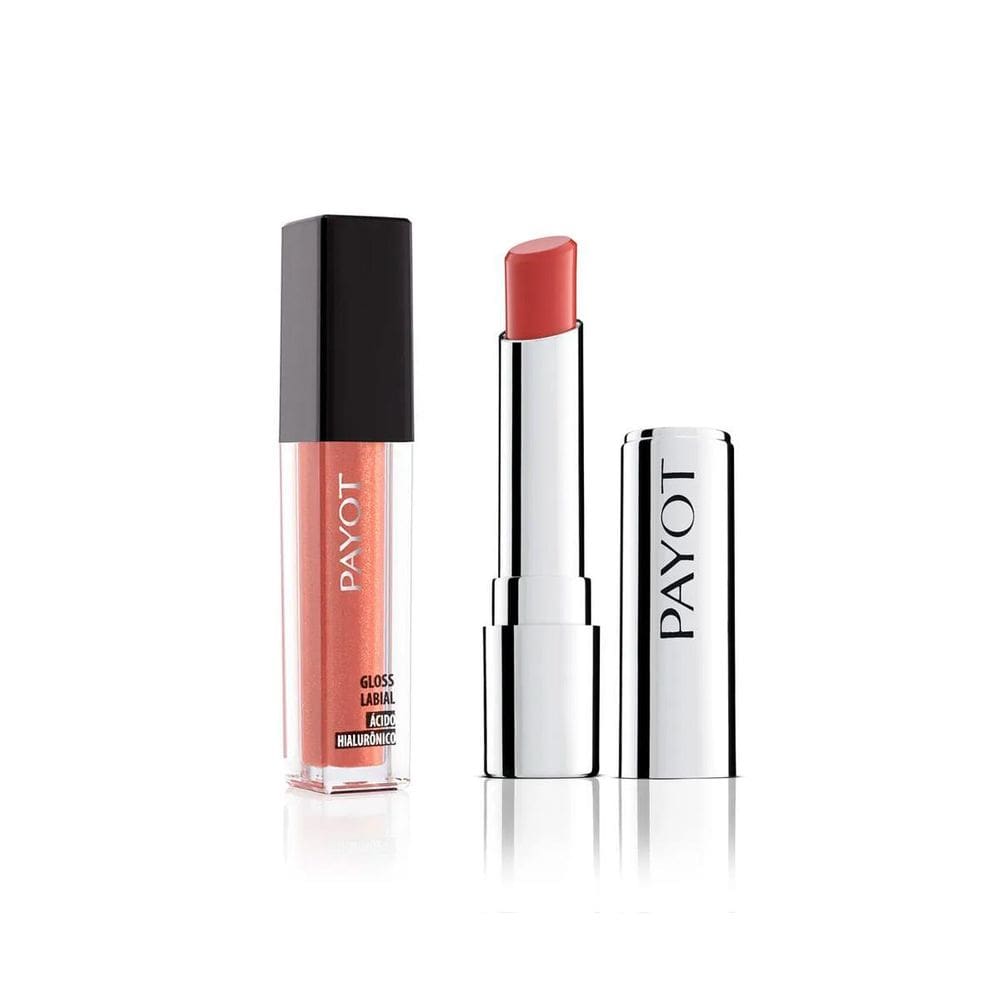Kit Lips Payot - 7: Gloss Ibiza + Batom Canela