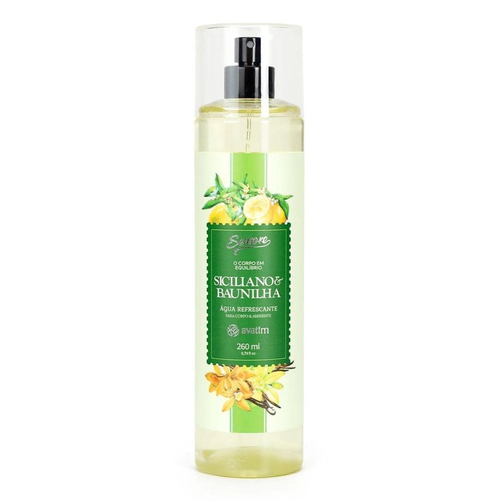 Água Refrescante Siciliano & Baunilha 260Ml
