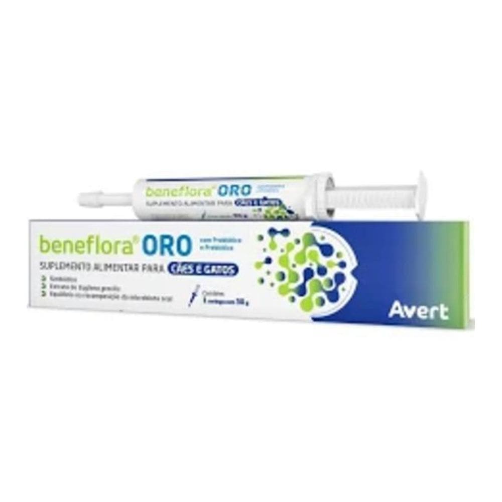 Suplemento Alimentar Avert Beneflora Oro Cães E Gatos 30G
