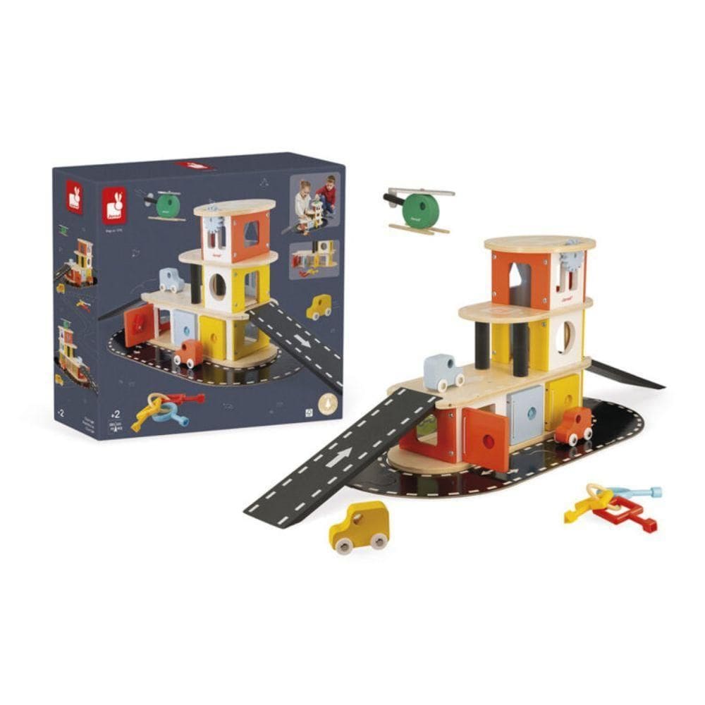 Super Garagem De Madeira - Janod