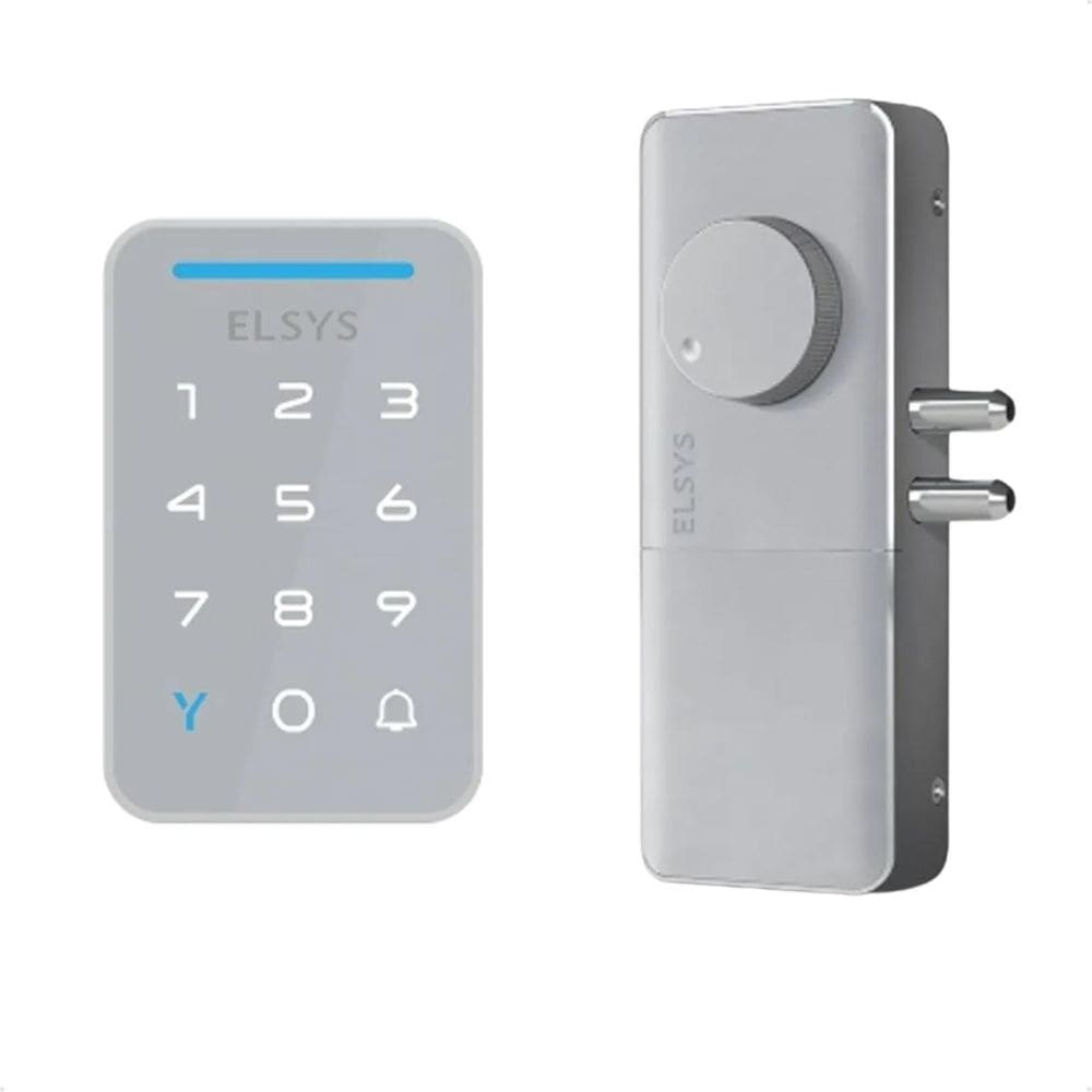 Fechadura Elsys Dance Prata Sobrepor