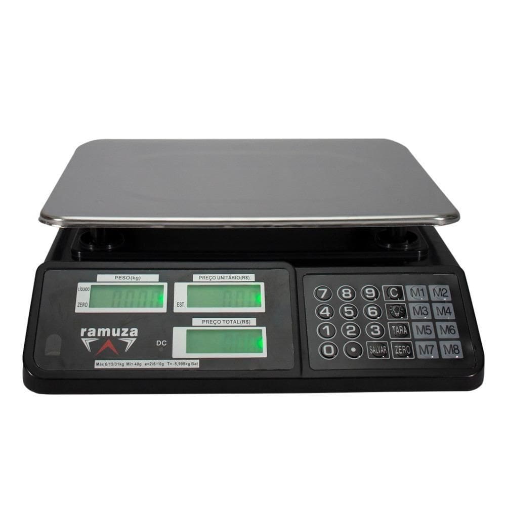 Balança Digital Computadora Bateria 31Kg X 5G Ramuza Dcrc