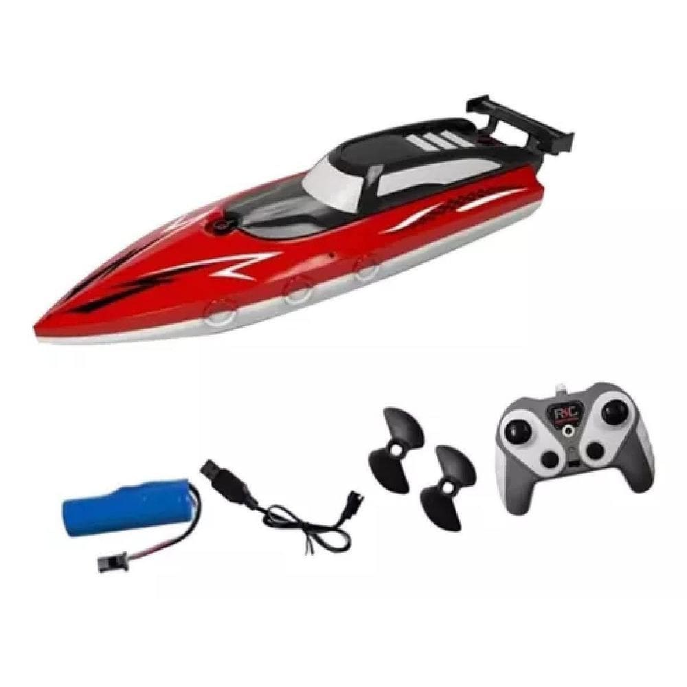 Barco Lancha De Controle Remoto Para Piscinas E Lago 20Km/H