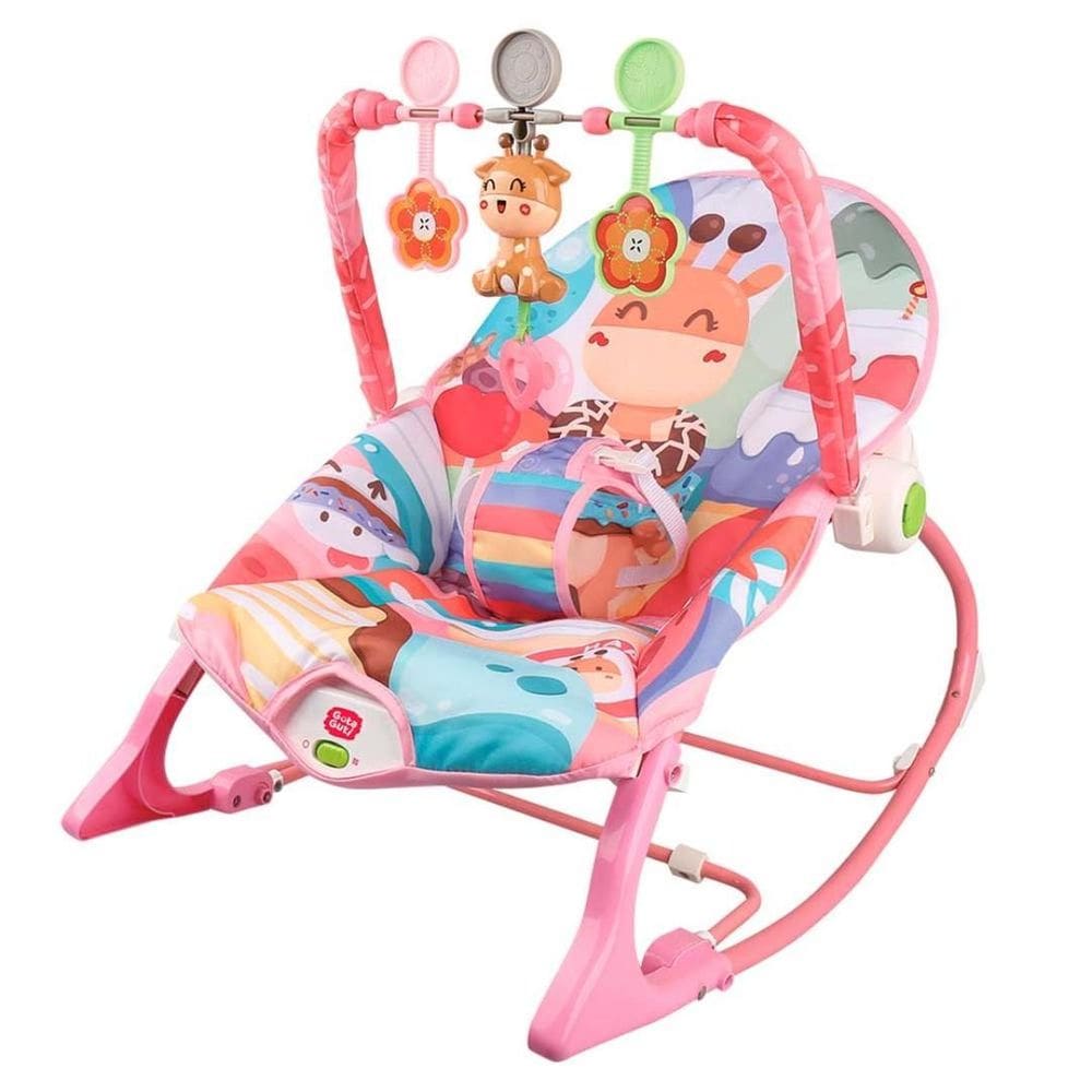 Cadeirinha Descanso Cadeira Balanço Vibratória Musical Bebê