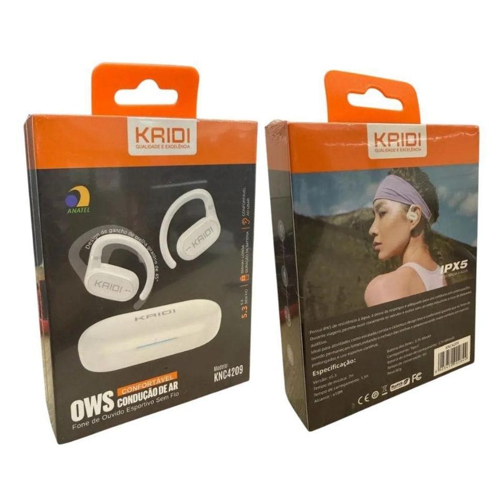 Fone Bluetooth Kaidi Knc-4209 Tecnologia Condução Ar 4209