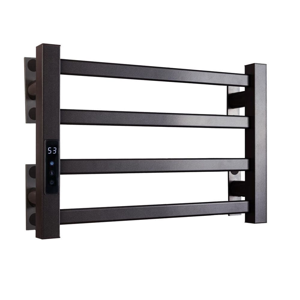 Toalheiro Elétrico Térmico Aquecido 30X 45 - Preto - 110V