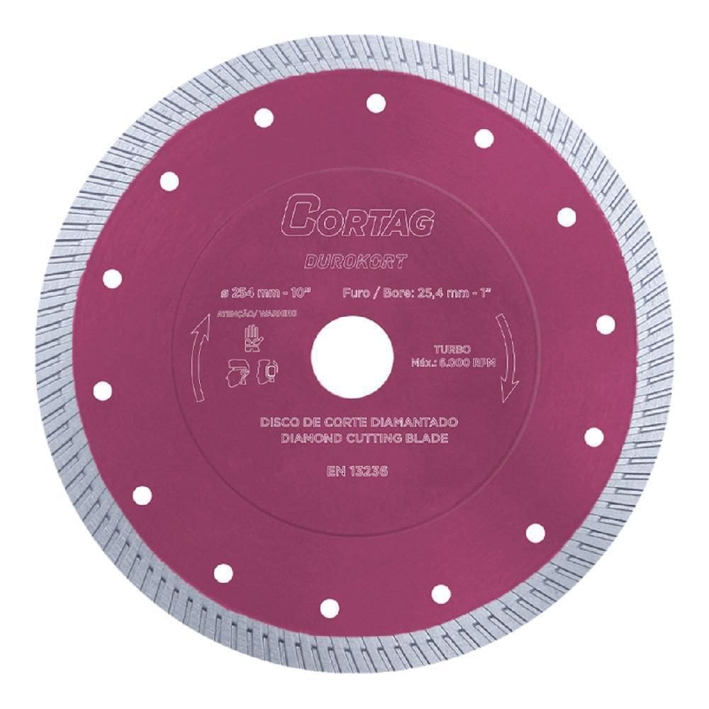 Disco De Corte Diamantado Durokort 254Mm  62016  - Cortag