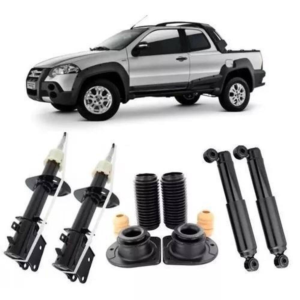 4 Amortecedor+ Kit Suspensão Strada Adventure 2013