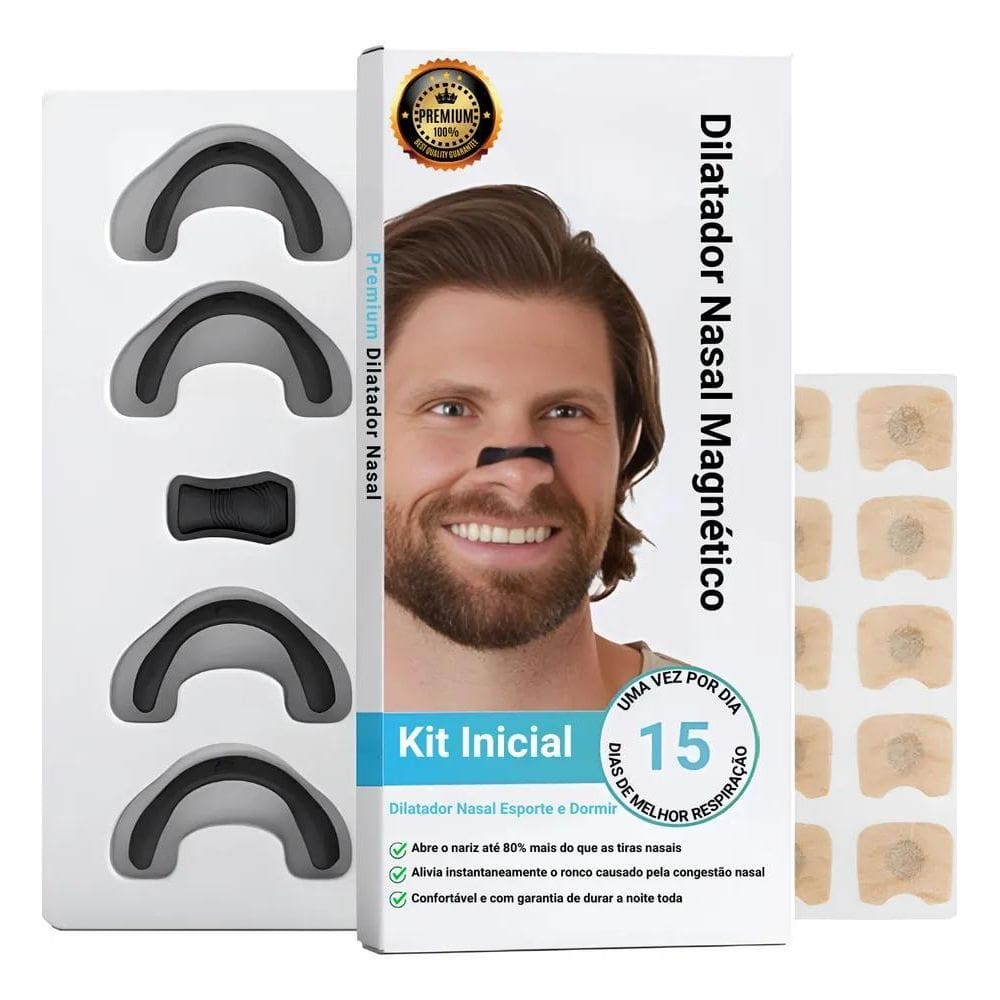 Dilatador Nasal Magnético Reduza O Ronco Seguro Para A Pele