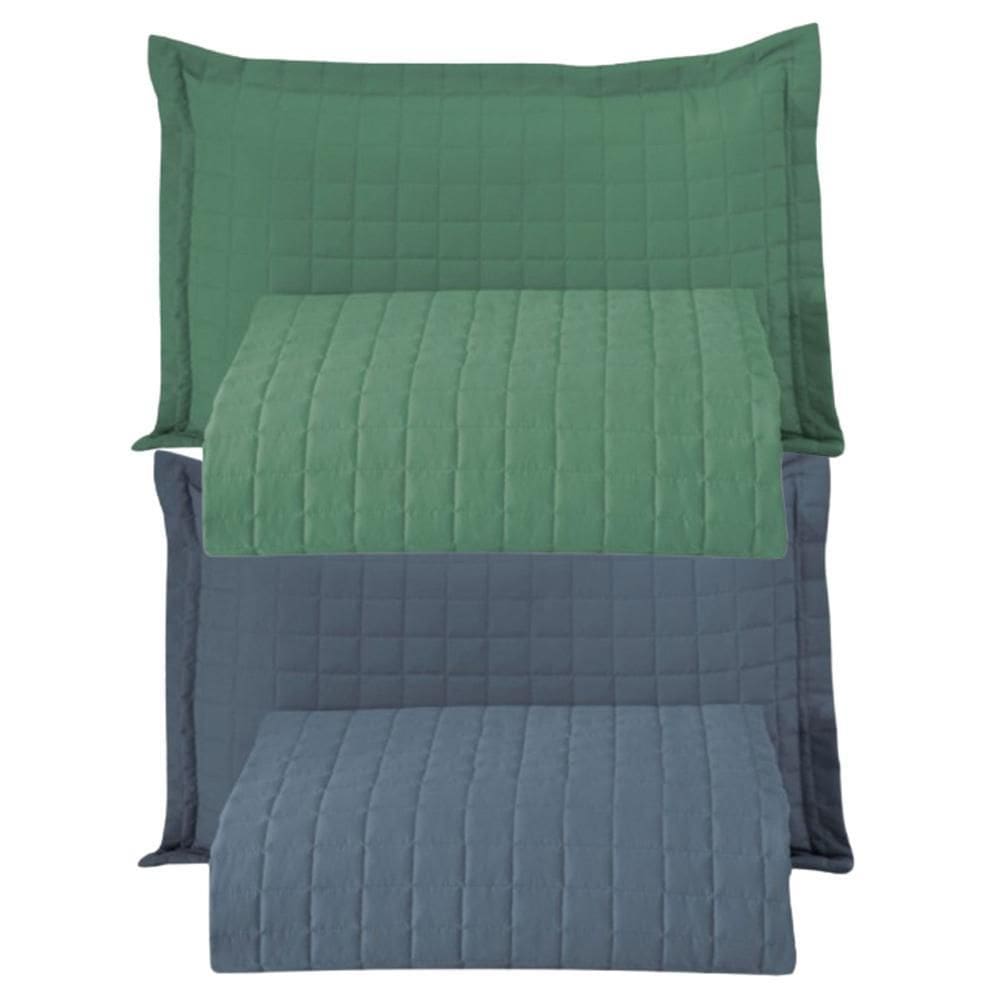 Combo 2 Kit Cobre Leito Colcha Monaco Solteiro Dupla Face