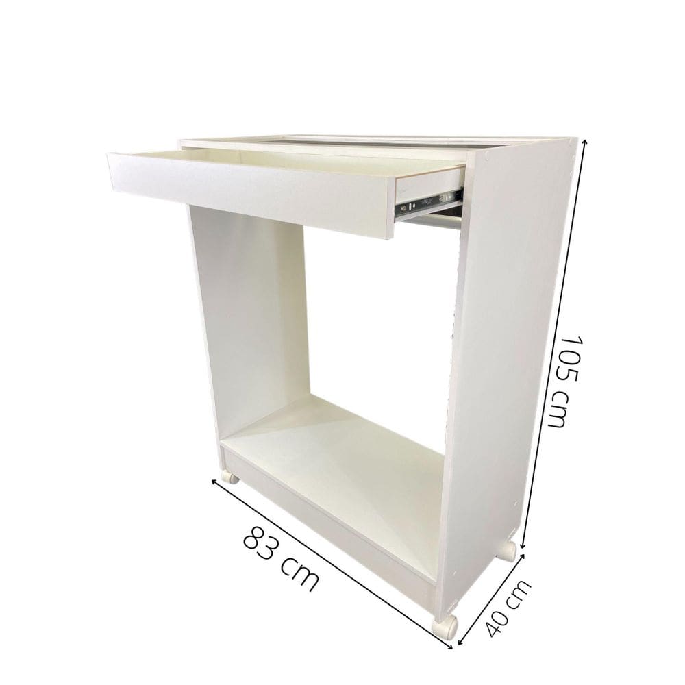 Balcão Arara Com Gaveta Branco