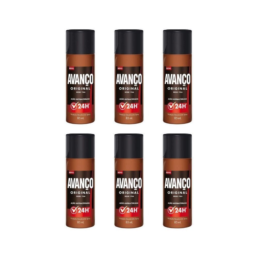 Desodorante Spray Avanço 85Ml - Kit Com 6Un