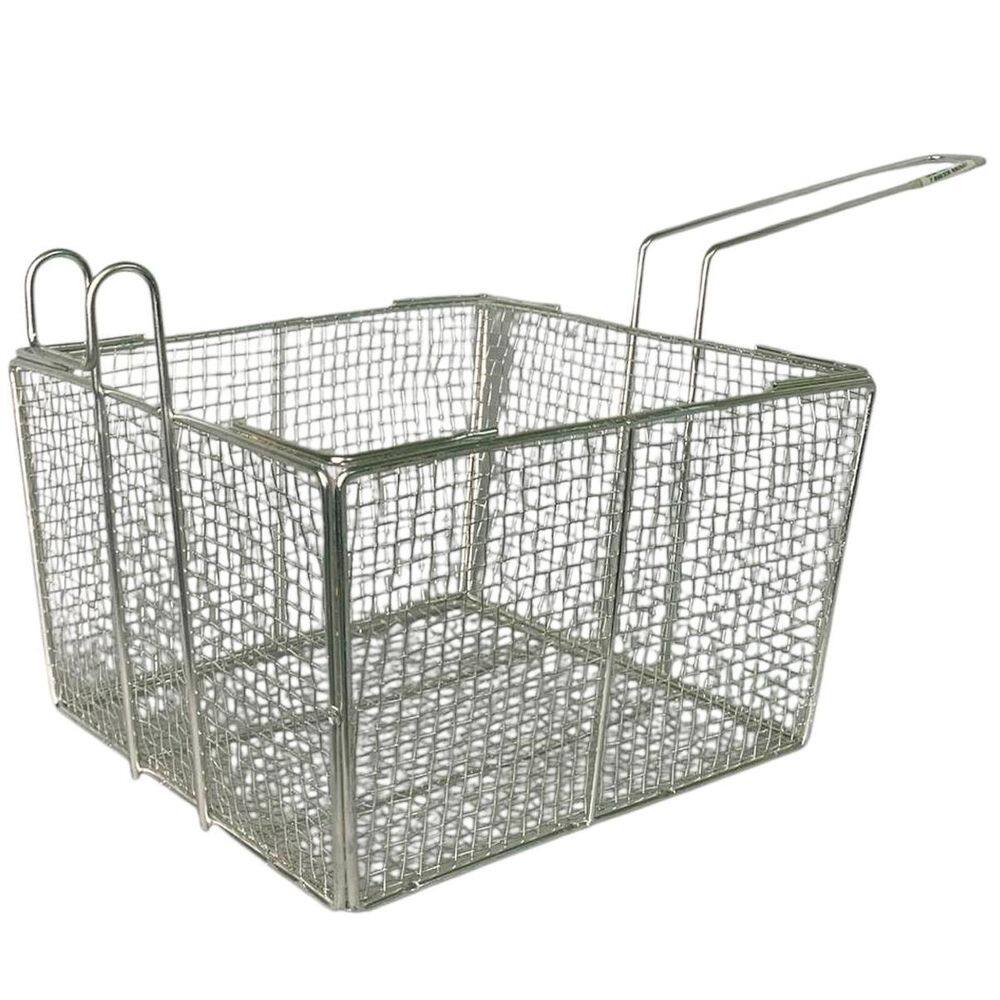 Cesto Para Fritura Aço Quadrada 23X23Cm Fritadeira