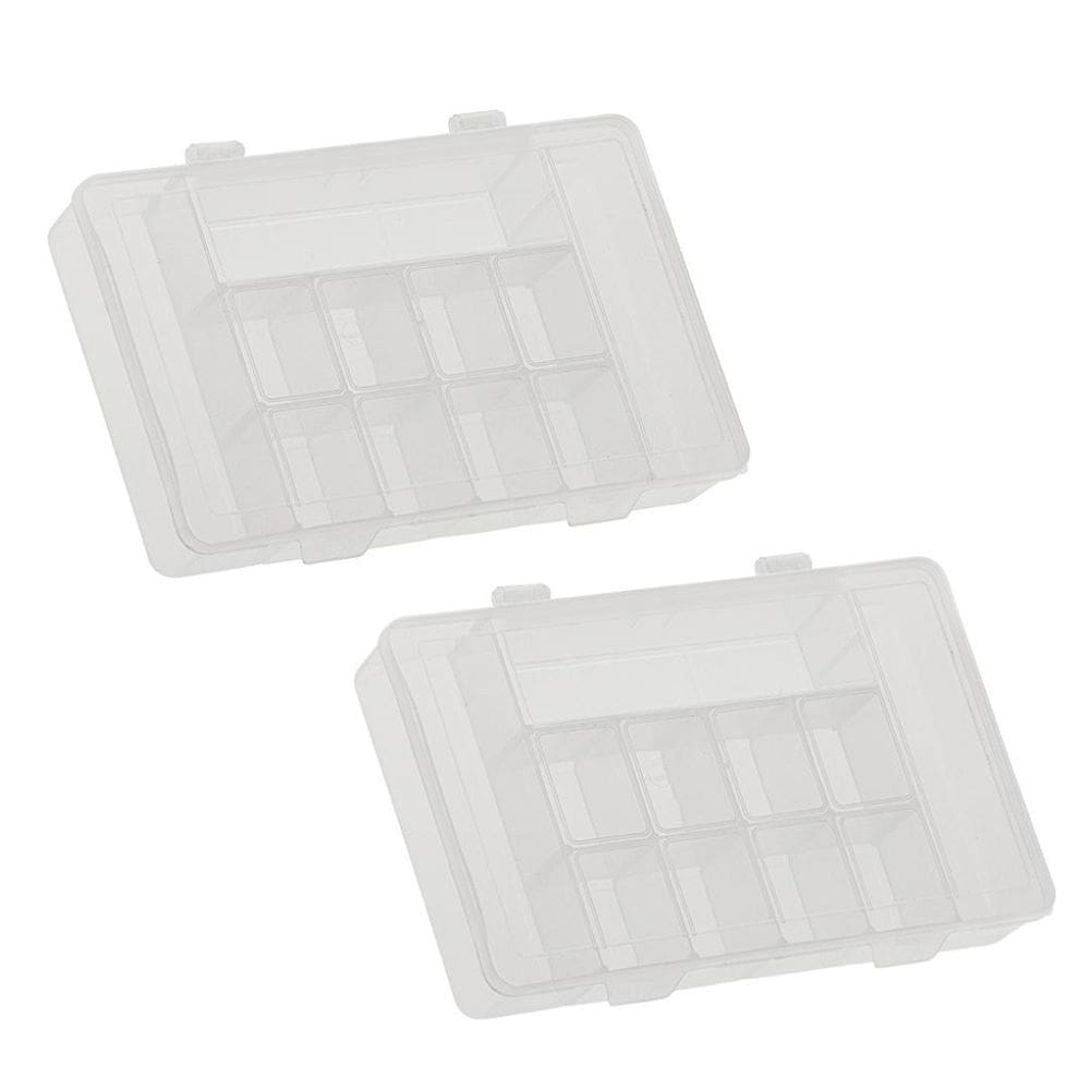 Kit 2 Caixa Box Organizador G 28X17,5X4 Cm 11 Divisórias