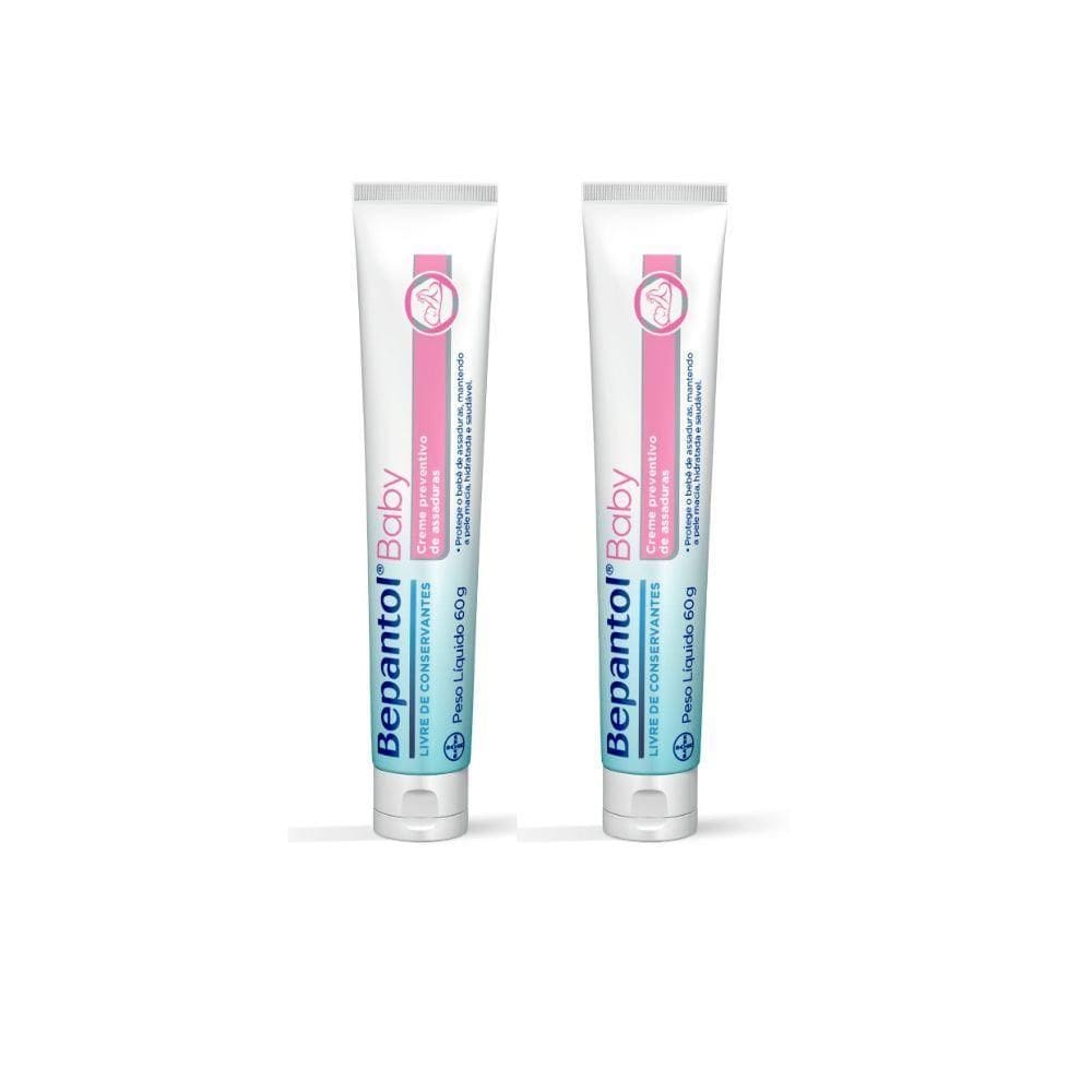 Kit Com 2 Cremes Pomada De Assadura 60Gr Cada - Bepantol