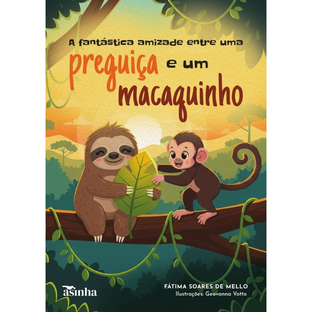 A fantástica amizade entre uma preguiça e um macaquinho