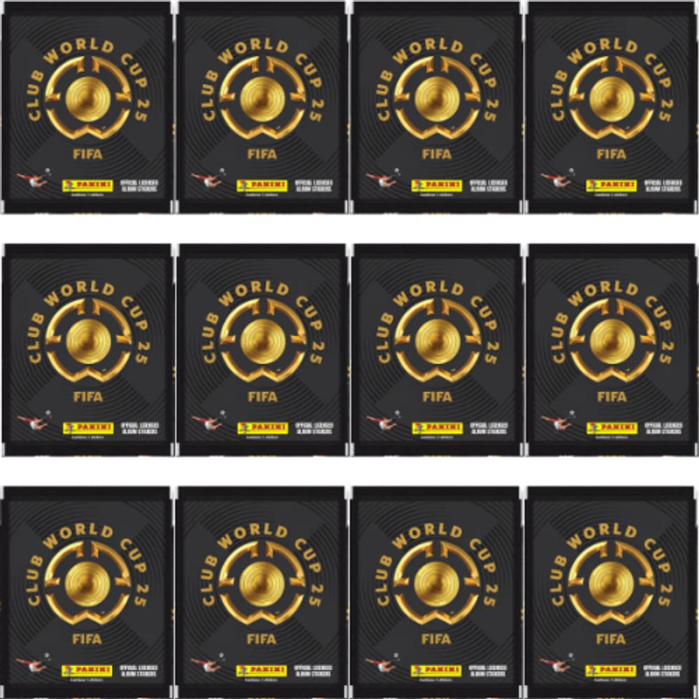 Fifa Club World Cup 2025 Kit 50 Figurinhas (10 Envelopes) Mundial Clubes Fifa 2025