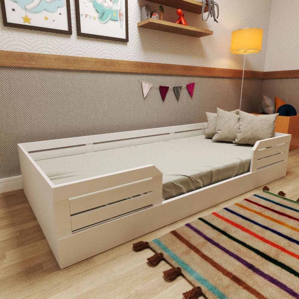 Cama Infantil Montessoriana Solteiro Luma Bramov