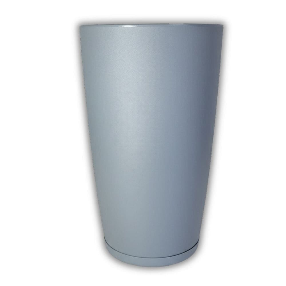 Vaso Cone Com Prato (35x55) Cor Cimento OVASO