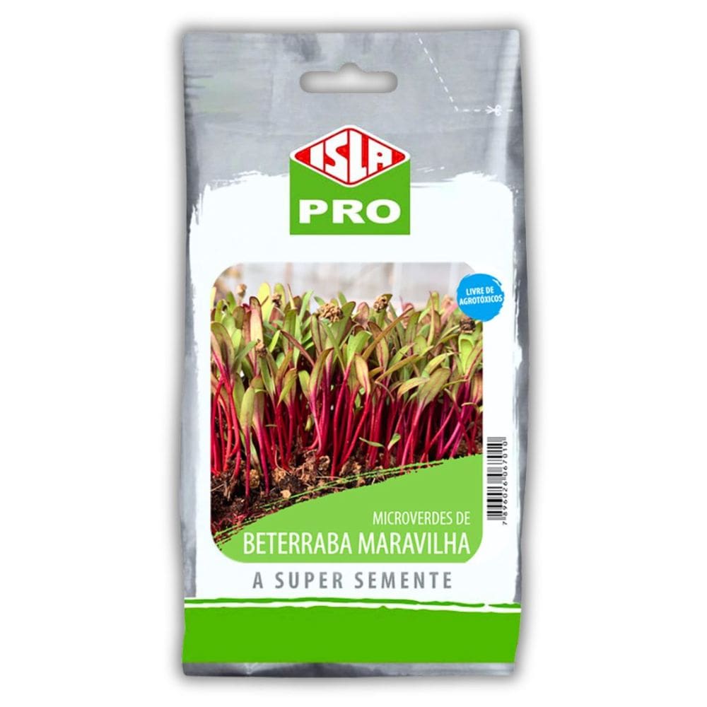 Sementes Microverdes Beterraba Maravilha (100g) ISLA