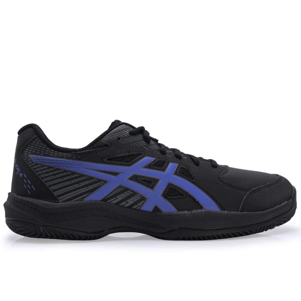 Tênis Asics Court Slide 4 - Clay - Saibro - Preto e Azul