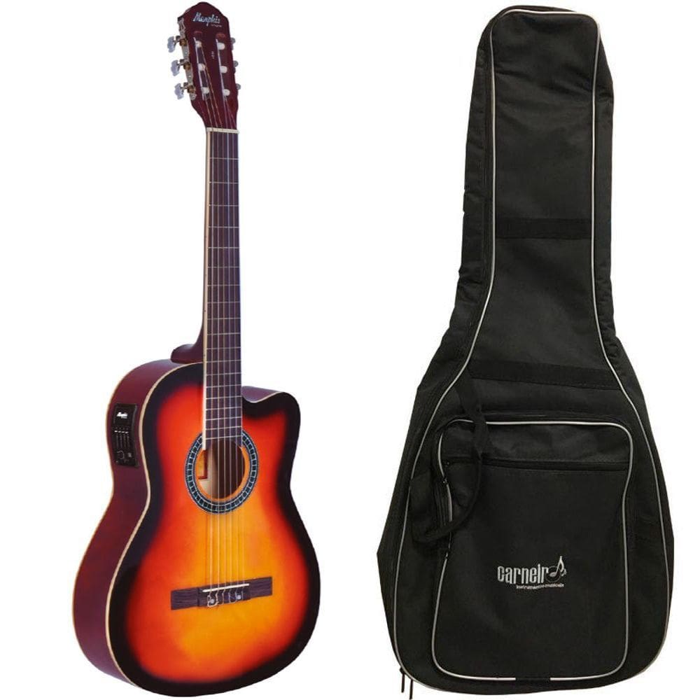 Kit Violão Tagima Memphis AC-60 SB + Capa Solid Sound Lee