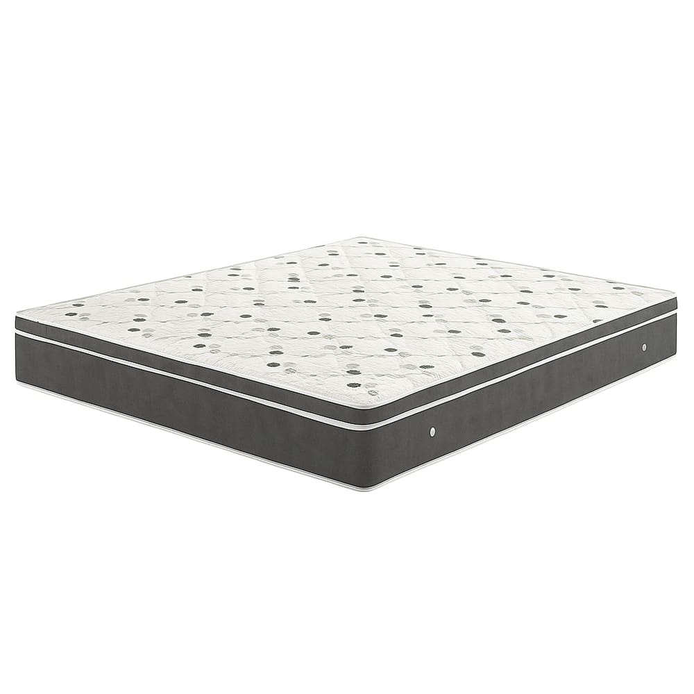 Colchão Molas Bonnel 158x198x24 - Lateral Cinza PREMIUM