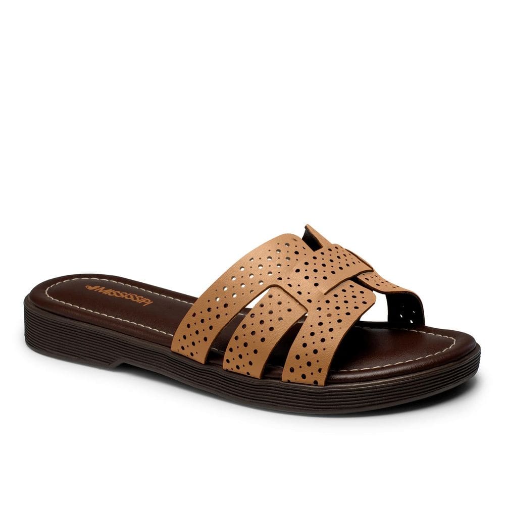 Sandália Feminina Papete Flatform Mississipi Mf712-0004