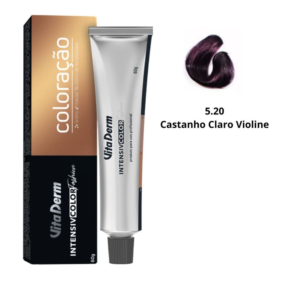 5.20 Castanho Claro Violine Beringela  60g Vita Derm