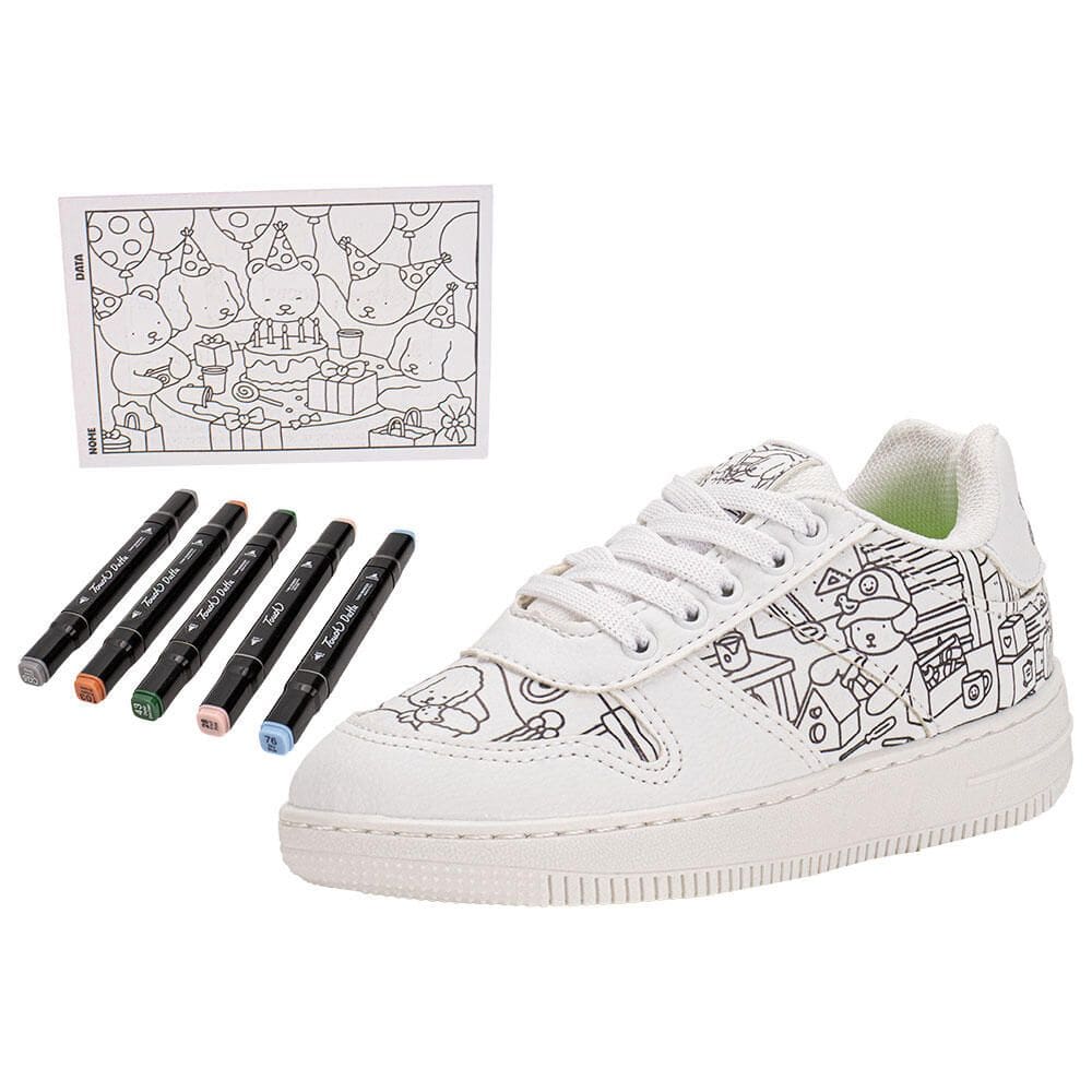 Kit Tênis Infantil Goods E Caneta Touch Minipé Mp2549s