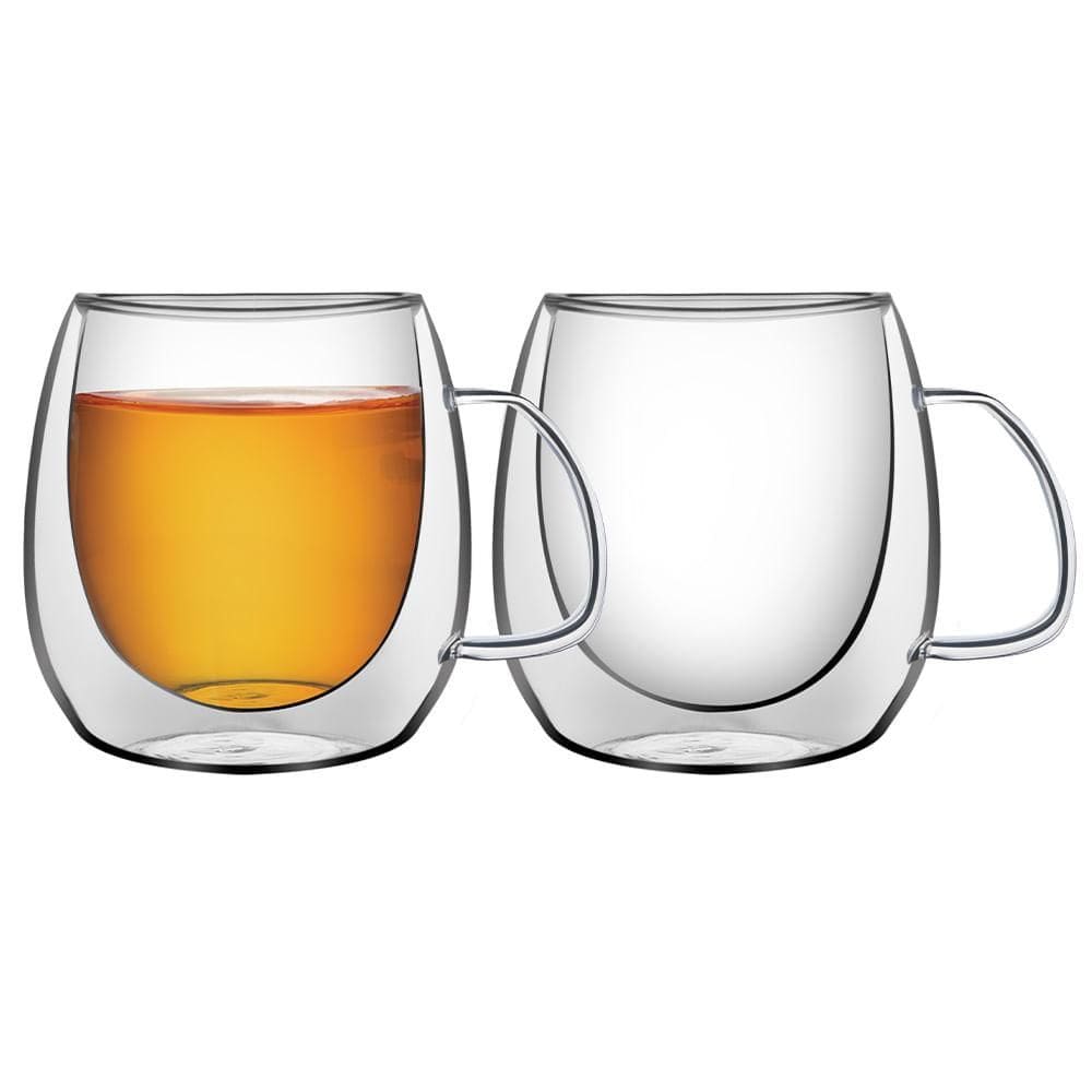 Conjunto de Xícaras para Chá e Cappuccino em Vidro Borossilicato 200ml com 02 Peças - Tramontina
