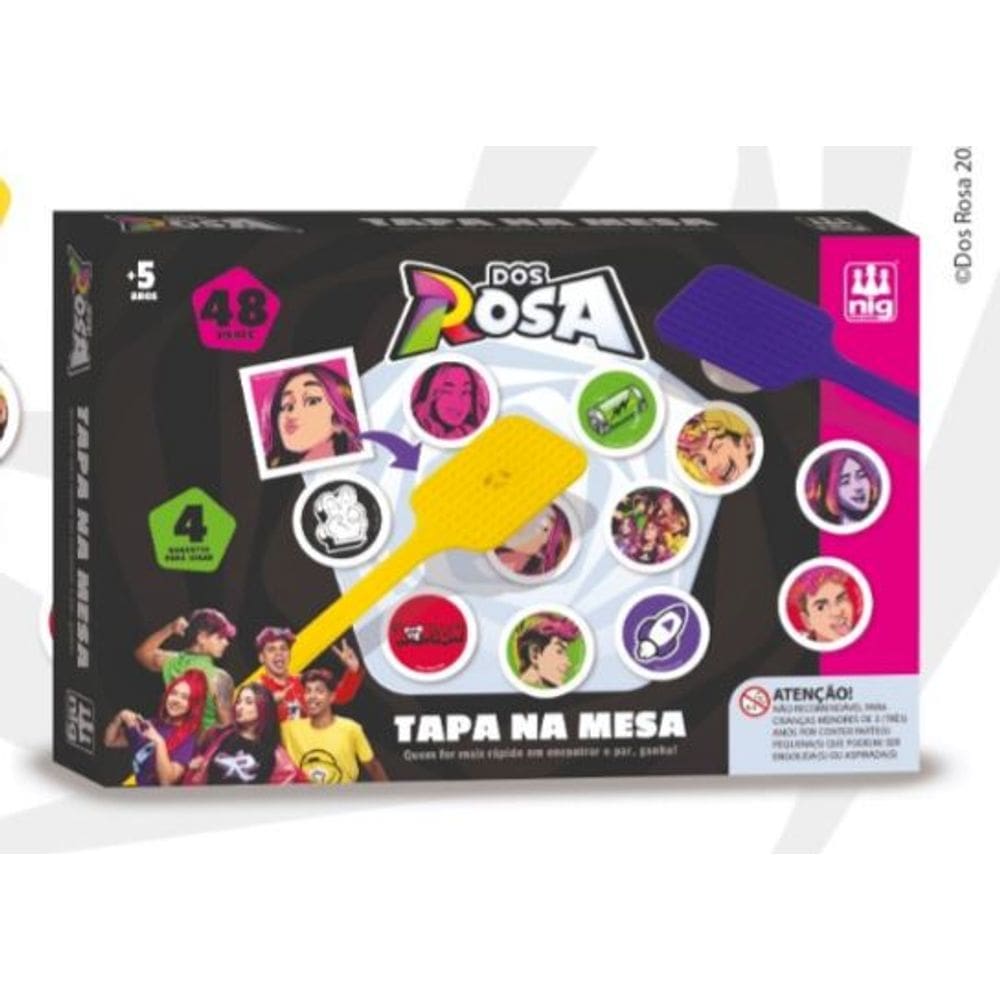 Jogo Tapa Na Mesa Dos Rosa - Nig